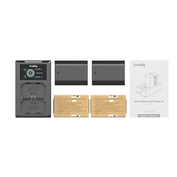 SmallRig 3824B NP-FZ100 Batarya ve Şarj Cihazı Kiti - Resim 8