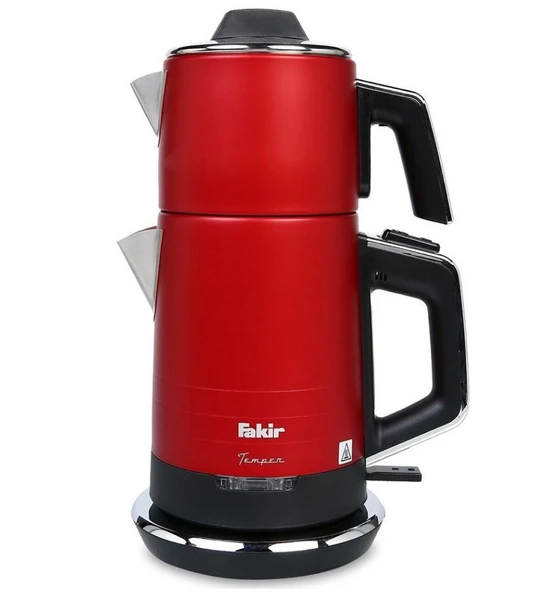 Fakir Temper Kırmızı 1800 W Çelik Çay Makinesi ürün görseli