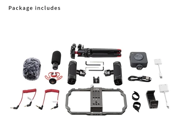 SmallRig 3384B Cep Telefonu Yayın Kiti - Resim 6