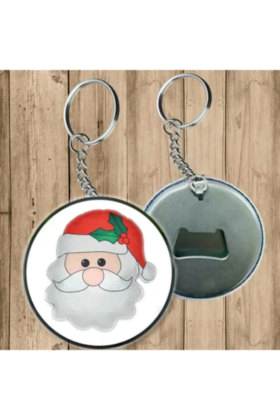 Noel Baba Anahtarlığı - Açacaklı Anahtarlık