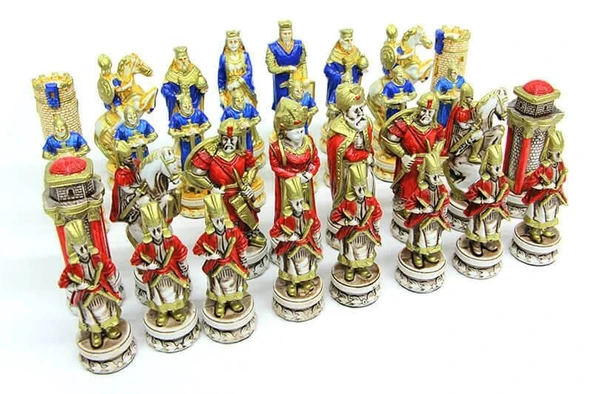 Satranç Taşı Polyester Büyükboy Osmanlı Haçlı Dekoratif Hediyelik ürün görseli 1