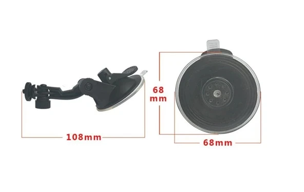 OEM Marka VT02  Tekli Aksiyon  Kameralar için Araç Vantuzu - Resim 3