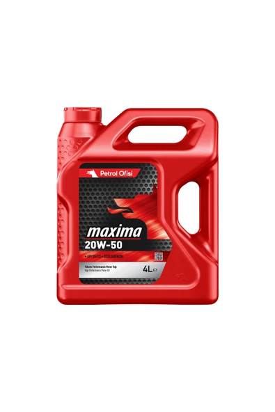 Maxima 20w-50 Benzinli Motor Yağı 4 L (2022 ÜRETİM)