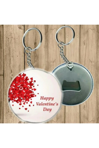 Sevgililer Günü Anahtarlık - Açacaklı Anahtarlık