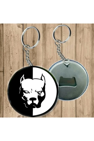 Pitbull Sembolü Anahtarlık - Açacaklı Anahtarlık ürün görseli