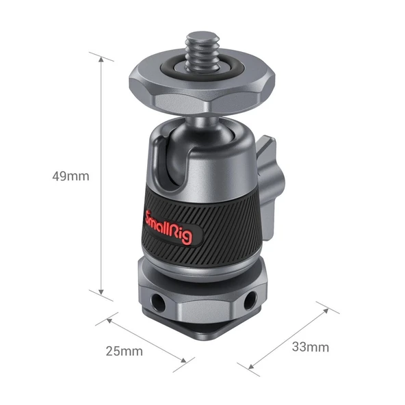 SmallRig 2948B Mini Top Kafa  (2 Adet) - Resim 3