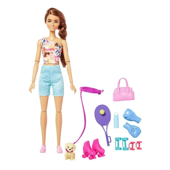 HKT91 Barbie Wellness - Spa Günü Kumral Bebek - Resim 2