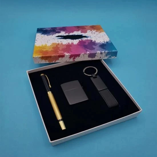 Kalem Anahtarlık Çakmak Hediye Seti Hediyelik ürün görseli