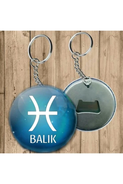 Balık Burcu Anahtarlık - Açacaklı Anahtarlık ürün görseli