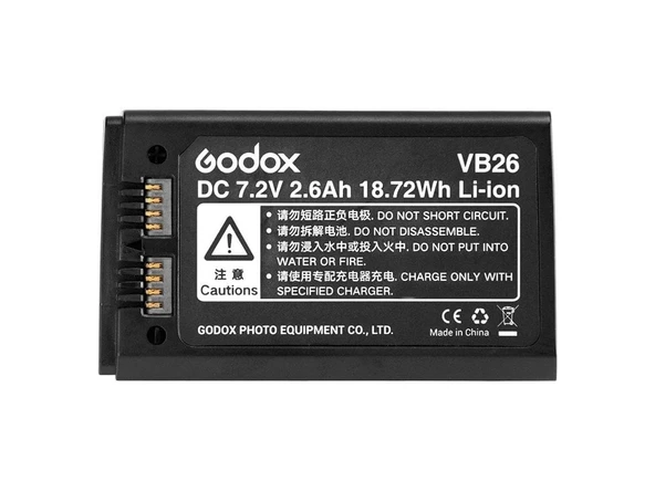 Godox VB26 V1/V860III Flaş İçin Li-on Batarya - Resim 2