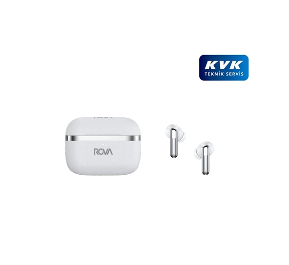 Rova BKG510B Hybrid Anc+ Enc Beyaz Bluetooth Kulaklık BT5.4 - Beyaz - 2