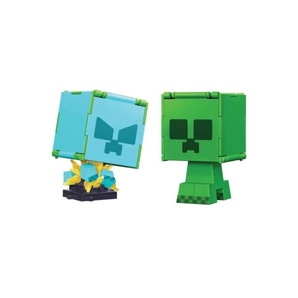 HTL43 Minecraft Flippin' Figs 2si 1 Arada Figürler - 5