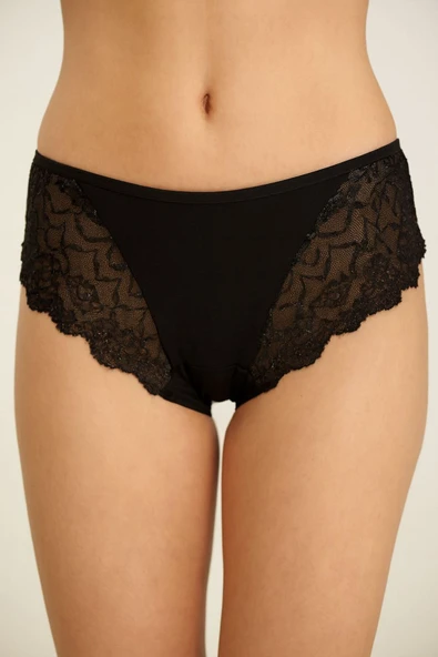 Kadın Dantelli Bato Külot 3’lü Paket - Günlük ve Özel Kullanım - Resim 2