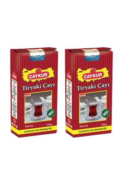 Çaykur Tiryaki 2000 Gr x 2 Paket = 4 Kg Dökme Çay - 1