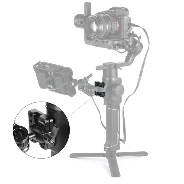 SmallRig BSS2319 Moza Air 2 Gimbal için Montaj Plakası - Resim 4