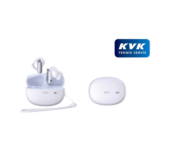 Rova BKG508 ANC Silikonlu Bluetooth Kulaklık Bt5.3 - Beyaz - 2