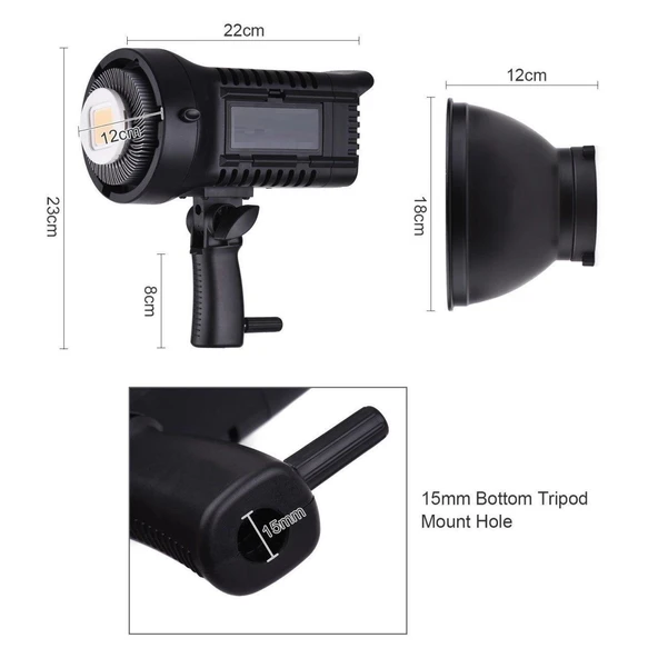 SHUN YI  KY-BK0811 150Watt Beyaz Video Işığı - Resim 5