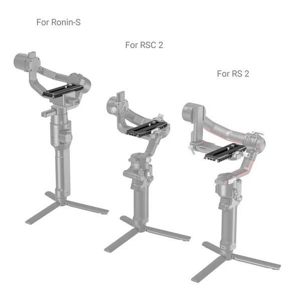 SmallRig 3158B DJI RS 2 / RSC 2 / Ronin-S / RS 3 / RS 3 Pro Gimbal için  Hızlı Çıkarma Plakası - Resim 5