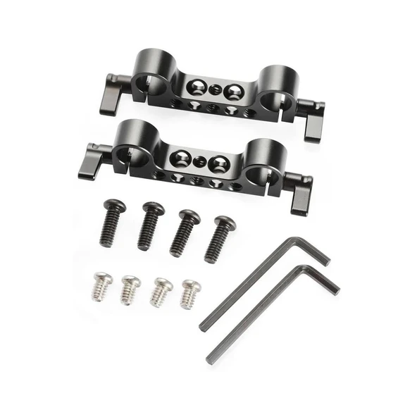 SmallRig 2061 Süper Hafif 15 mm Raylı Blok (2'li Paket) ürün görseli