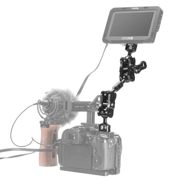 SmallRig 2109B Çift Başlı Bilyalı  ve Uzatmalı  Eklemli (1/4 ''-20 Vida) Kol - Resim 6