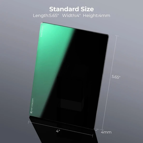 K&F NANO-X ND16 (4 Stop)  4x5.65 Filtre Tilta SmallRig ve Diğer Matbox ile Uyumlu  HD Optik Cam - Resim 2