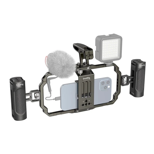 SmallRig 3155B Evrensel Cep Telefonu El Video Rig Kiti - Resim 5