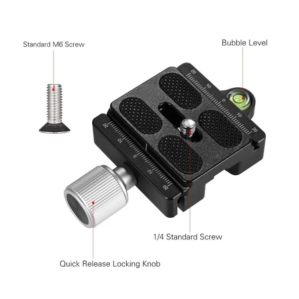 Andoer DC-50P Kamera Hızlı Bırakma Kelepçesi - 4