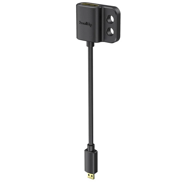 SmallRig 3021 Ultra Slim 4K HDMI Adaptör Kablosu (D - A) - Resim 2