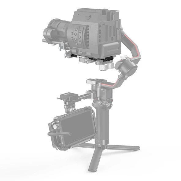 SmallRig 3031B DJI RS 2  Ronin-S Gimbal  için Hızlı Çıkarma Plakası - Resim 6