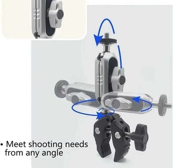 Oem Marka JX006 Metal Mağiç Arm ile Kelepçe - Resim 3