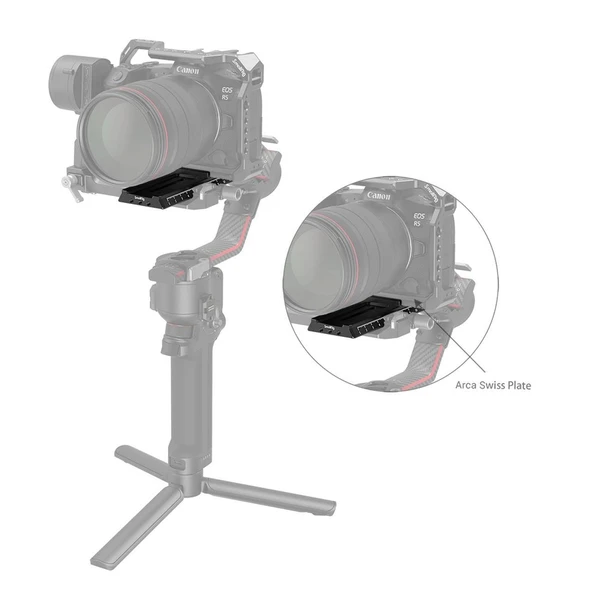 SmallRig 3061 DJI Ronin S / RS 2 / RSC 2 /  RS 3 / RS 4 için Hızlı Çıkarma Plakası - Resim 5