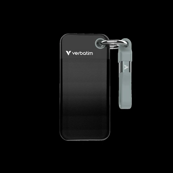 Verbatim V Pocket SSD USB3.2 GEN2 2TB Siyah ürün görseli