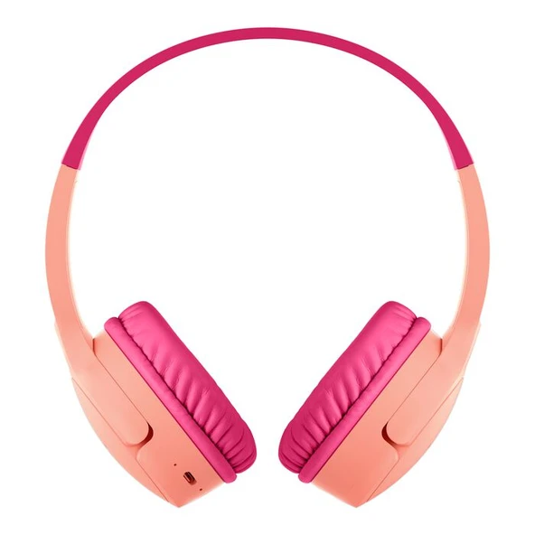 Belkin AUD002 SoundForm Mini Kablosuz Kafaüstü Çocuk Kulaklık-Pembe
