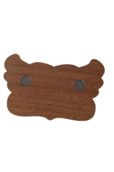 Ahşap Melek Magnet - Fotograflı Ahşap Magnet ( 10 Adet ) - Resim 2