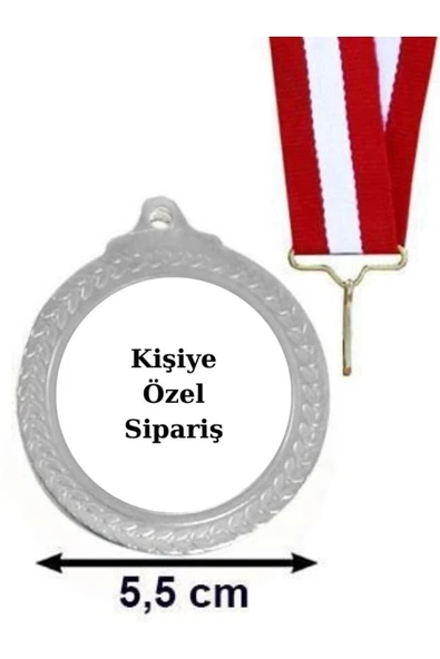 Kişiye Özel Gümüş Madalya - Gri Madalya - Ödül Madalyaı ürün görseli