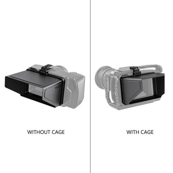 SmallRig VH2299 BMPCC 4K ve 6K için LCD Gölgeliği - Resim 3