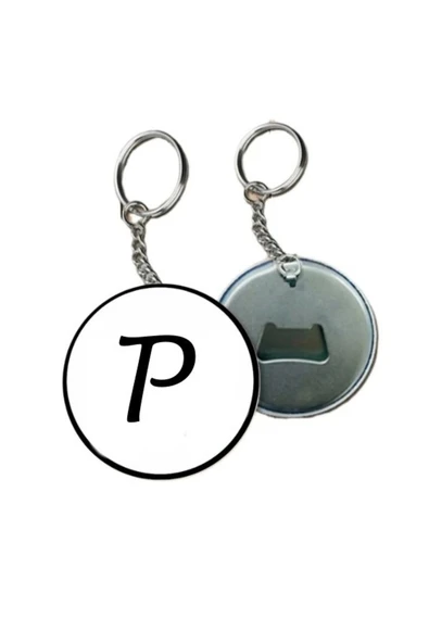 Açacaklı P Harfi Anahtarlık ürün görseli