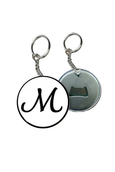 Açacaklı M Harfi Anahtarlık