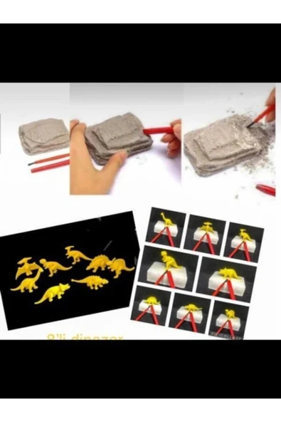 Arkeoloji Kazı Oyuncağı - Dinazor Kazı Oyuncağı - Arkeoloji Oyuncağı - Resim 5