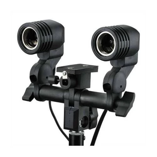 OEM Marka E27 Işık Standlı Çift Işık Soketi ürün görseli