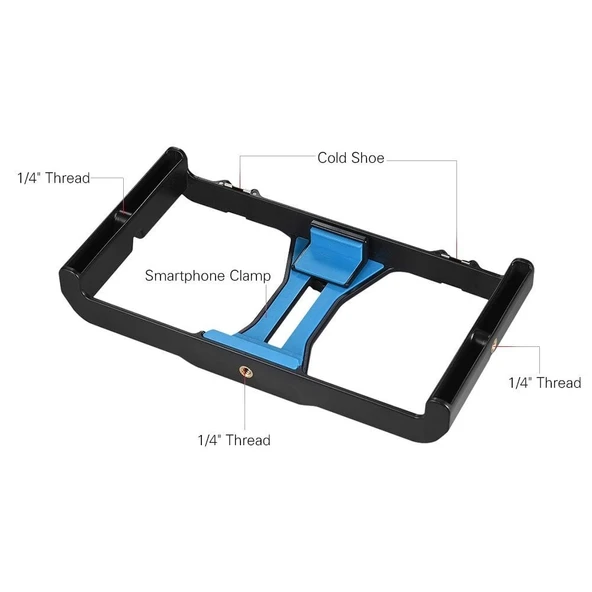 Andoer D5191 Akıllı Telefon İçin Video Rig ELTutucusu - Resim 4
