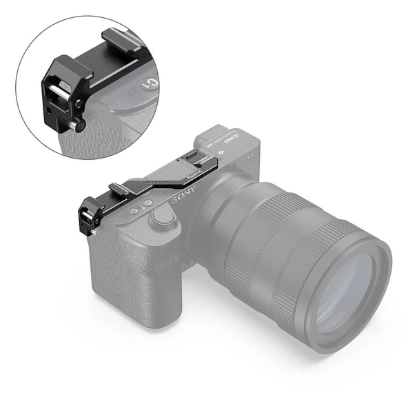 SmallRig BUC2496 Sony a6600 Kamera  için  Sağ Yan Ayak Bağlantısı Yer Değiştirme Plakası - Resim 3