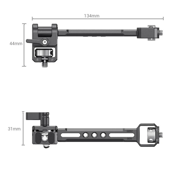 SmallRig 2889 DJI RONIN-S / SC ZHIYUN CRANE 2S / 3 / 3S / WEEBILL-S / MOZA  AirCross 2 Gimbalar  için  Ayarlanabilir Mon - Resim 2