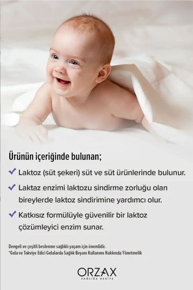 Ocean Enzymes Lactase Damla 20 ml x 2 Adet - Resim 4