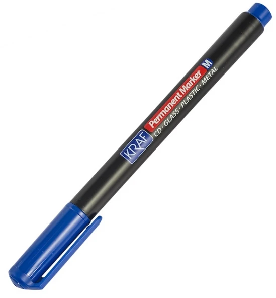 Kraf Asetat Kalemi Ohp Plus 280 (M) Mavi 12’li - 1