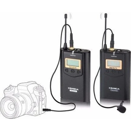 Comica CVM-WM100 Kablosuz Yaka Mikrofonu - Resim 2