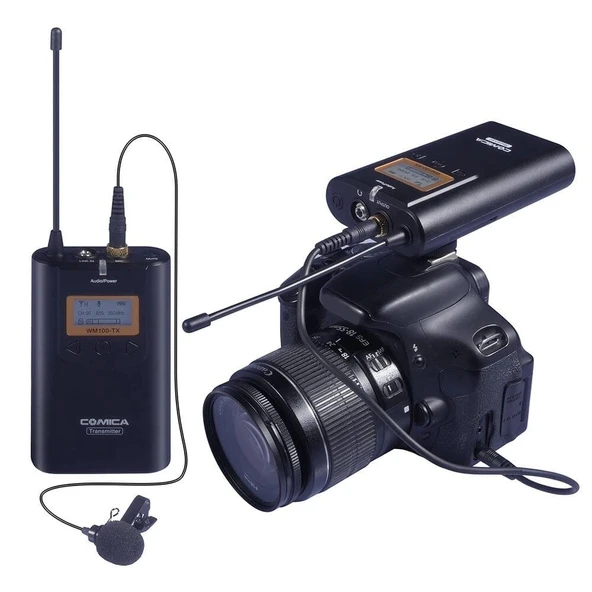 Comica CVM-WM100 Kablosuz Yaka Mikrofonu - Resim 3