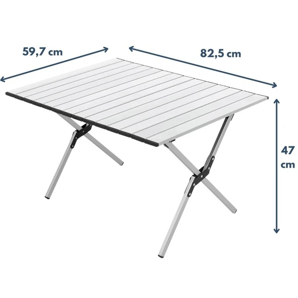 HABITAT KATLANABİLİR ALÜMİNYUM KAMP VE PİKNİK MASASI BÜYÜK BOY - 2