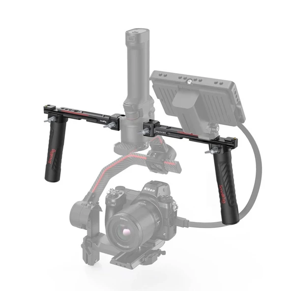 SmallRig 3027 DJI RS 2 / RS 3 / RS 3 / RS 4 için Çift EL Tutamağı - Resim 5
