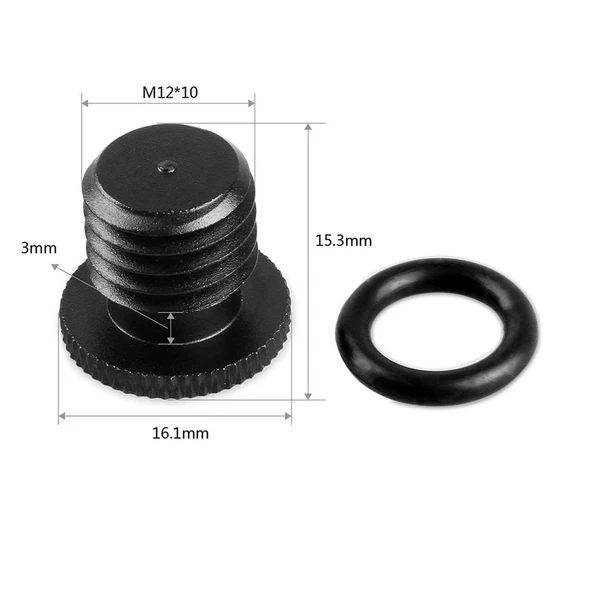 SmallRig 1617 15mm Çubuk Kapağı (M12, 4 adet) - Resim 3